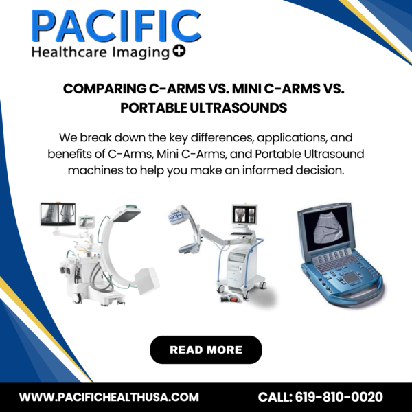 Comparing C-Arms vs. Mini C-Arms vs. Portable Ultrasounds
