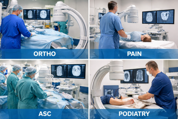 C-Arms for Ortho, Pain, ASC, Podiatry