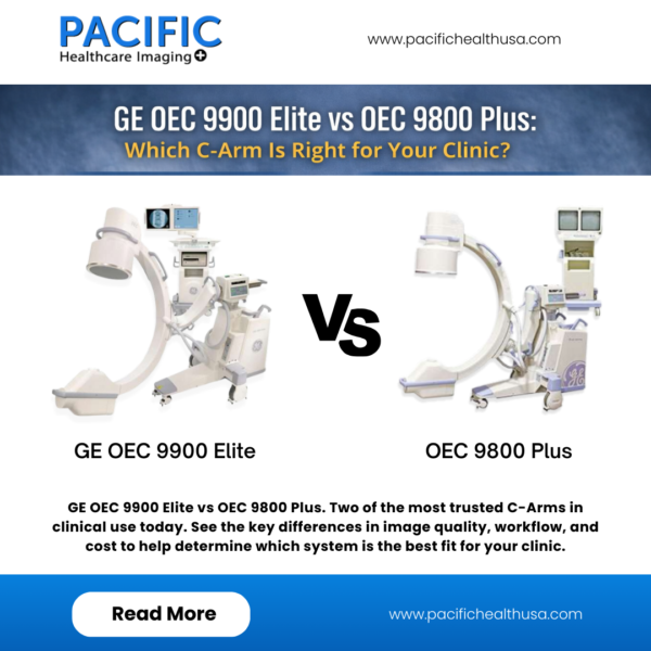 GE OEC 9900 Elite vs OEC 9800 Plus