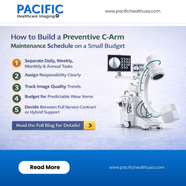 Preventive C-Arm Maintenance for Small Clinics That Need Reliability Without Overspending