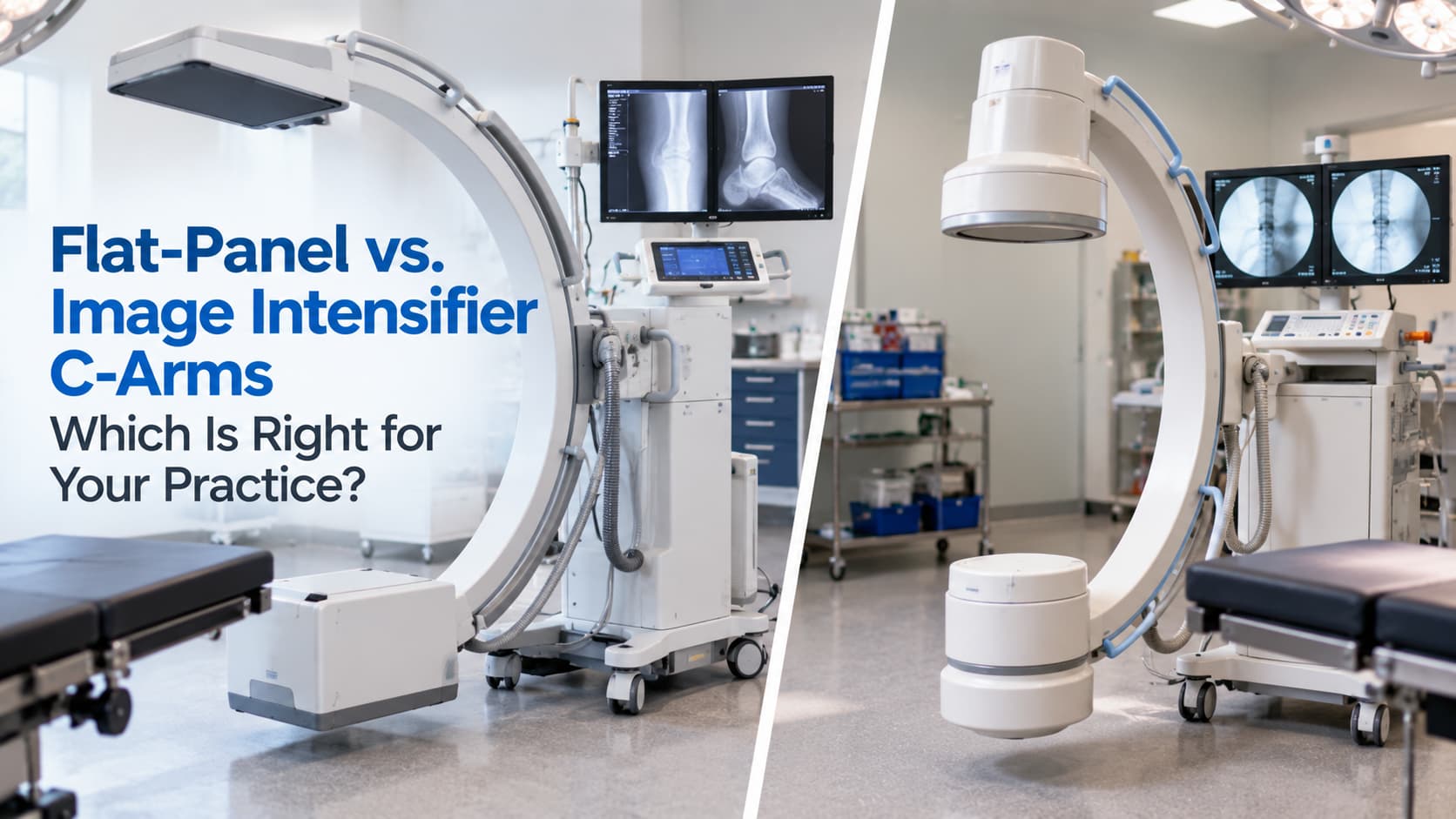 Flat-Panel vs. Image Intensifier C-Arms